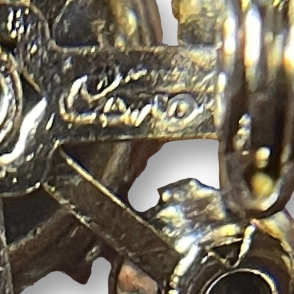 Coro Vintage Silver Tone Rhinestone Signed Brooch Scatter Pin Pair - Picture 5 of 6